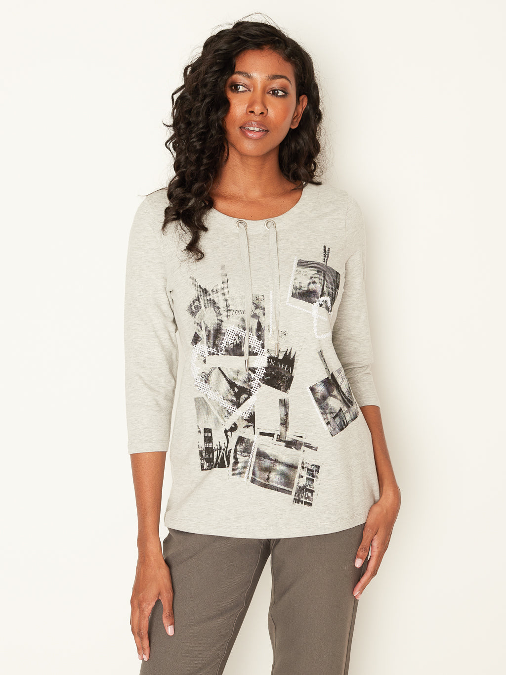3/4-sleeve semi-fitted Grenier – t-shirt Le